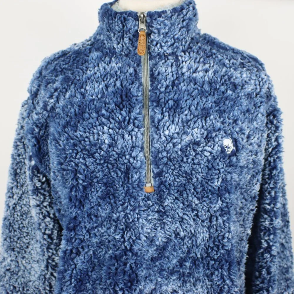 Southern Shirt Womens Medium Sherpa 1/4 Zip Pullover Sweater - Picture 3 of 6